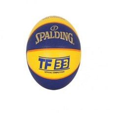 스팔딩 SPALDING TF-33 골드 엘로우/블루 농구공 76257Z-6호 매장정품 151394, 1개