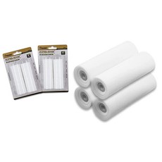 ROLLINGDOG 페인트 롤러 프레임-싱글 로드 포함 10.2cm(4인치) 미니 커버와 함께 사용 절단 및 디테일 페인팅에 적합 (10.2cm(4인치)) 146681, 4pc 4" Concave Roller