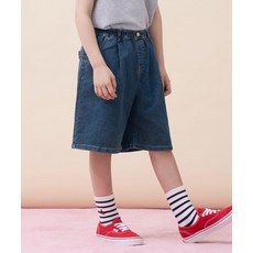 매장정품 [브랜드명] 빈폴 키즈 BEANPOLE KIDS 쿨데님 반바지 블루 (BI6325UE2P) BI6325UE2P 126925