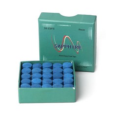 50Pcs 풀 큐 팁 당구 큐 스틱 교체 팁과 보관함 스누커 풀 큐 블루 큐 팁은 풀 큐와 호환됩니다, 50개, 이미지를 참조해 주십시오