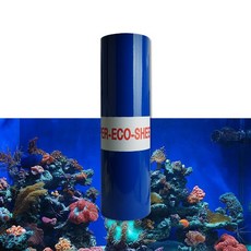 미미네아쿠아 [무광] 블루 어항 백스크린 60 x 60(고정), 1개