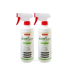 아이벨 소독액 500ml 에탄올 손 소독 스프레이, 2개