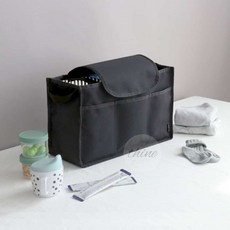 다인1412 기저귀가방 칸막이 수납 백인백 XL 수납가방, 챠콜