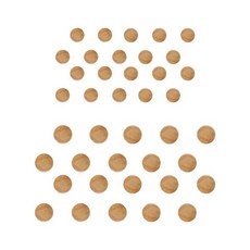 20 조각 트럼펫 코르크 패드 악기 액세서리 색소폰 관악기 트럼펫 트롬본 용 수리 키트 교체, S, 1개