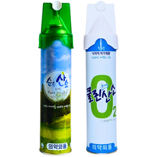 휴대용 산소캔 1+1 대용량 산소 호흡기 식약처인증, 1세트