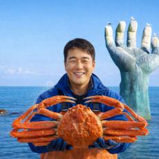 [태산상회] 수율90%내외 특A급 박달홍게 산지직송, 1박스, 3kg [박달홍게 수율 90%] (9~12미)