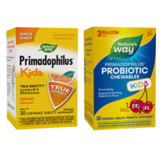 네이쳐웨이 프리마도필러스 어린이 유산균 2종 세트 오렌지 + 체리 3 Billion CFU, 2개, 30정