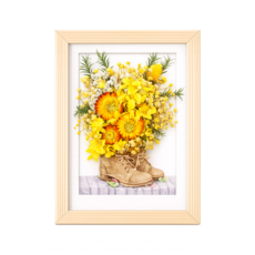 手工DIY乾燥花相框 永生花裝飾 花材包 DIY手工立體裝飾 乾燥花相框 乾燥花吊框 手工DIY 立體相框 麥手作, C邂逅