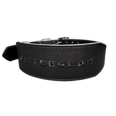 FITTERGEAR 24皮革健身腰帶 男女款 XS-XL 5尺寸 深蹲 硬舉 護腰帶 健美 運動護具 耐用, 粉色,L號