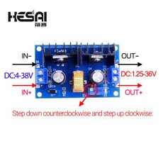 XHM404 DC 8A 200W 전압 조정기 모듈 디지털 PWM 가능 스텝 다운 XL4016E1, 02 XHM404
