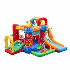 대형 워터슬라이드 아파트 물놀이장 야외물놀이 에어바운스, E. 5726 (300x360x210cm), 1개