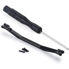 키요쇼 미니Z 4X4 Jimny 랭글러 힐럭 118 124 RC 카 조향 링크 로드 풀 나사 포함 액세서리레드, 검정