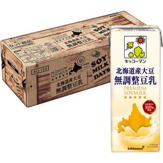 기코만 홋카이도산 콩 무조정 두유 SOYMILKDAYS 200ml×30本, 200ml