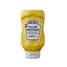 하인즈 100 천연 옐로우 머스타드 14온스(3팩) by, 3개, 395g