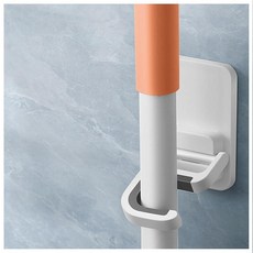 FLDAM 1팩 빗자루 및 대걸레 홀더 벽 마운트 드릴 없음 걸레 및 빗자루 그리퍼 빗자루 손잡이 행거 가정용 청소 정리함 최대 2.7kg6파운드 수용 가능 2330, FLDAM 1팩, 빗자루 및 대걸레 홀더 벽 마운트,