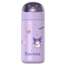StarR 캐릭터 일러스트 보온 보냉 텀블러, 1개, 350ml, 쿠로미 퍼플 1개, 350ml, 쿠로미 퍼플