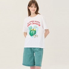 베네통 컬러 프린팅 티셔츠 BATS55531