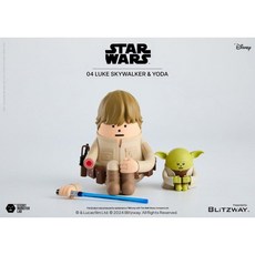 블리츠웨이 SW-01 스타워즈 SML 다스베이더 스탠드, D. 루크 요다 시팅 SW-04