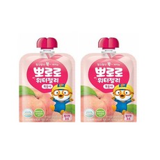팔도 뽀로로 워터젤리 복숭아 120ml (10팩), 10개