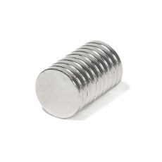10개입 10x2mm 자석소재 원형 네오디움 자석 N52, 1개