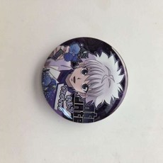 헌터x헌터 곤 킬루아 히소카 크라피카 58mm 캐릭터 뱃지 굿즈
