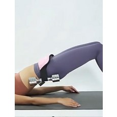 힙쓰러스트 벨트 헬스장용 고정벨트 홈트용 힙벨트 덤벨, 핑크레드, 1개, 1g