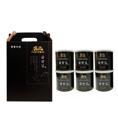 서천명품김 곱창캔김 6캔 실속형 준영수산 지주식 25년 햇김 곱창김, 6개, 40g