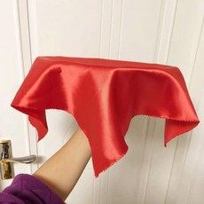 無品牌 頒獎托盤布 紅布絨布 蓋布, 50*50綢緞蓋布