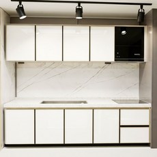 싱크대 문짝 제작 DIY 씽크대 문짝교체 비싼싱크대 바꾸지말고 도어교체 해보세요, 화이트 유광(손잡이없음)