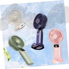 휴대용 손선풍기 목걸이 핸디 LED 조명 손풍기 여름 외출용 냉각, 상세페이지 참조, 핑크