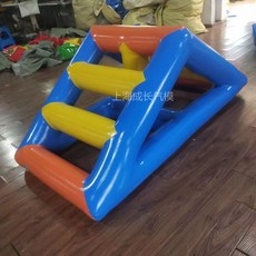 에어바운스 에어놀이기구 에어시소 미끄럼틀 시소 시소놀이 놀이터 유치원 어린이집 키즈카페, 72. 작은삼각사다리(보라빨강), 1개