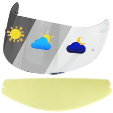 YMTSGEQ K1 헬멧 바이저+김 서림 방지 필름 UV 보호 긁힘 페이스 쉴드 방풍 바이저 AGV K1 K1S K3SV K5 K5S와 호환 (딥 블랙+김 필름-낮에만, 포토크로믹 투명/딥 블랙+김 서림 방지 필름