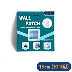 월패치 구멍 드라이월패치 석고보드 드라이 벽보수, 15cm, 10개