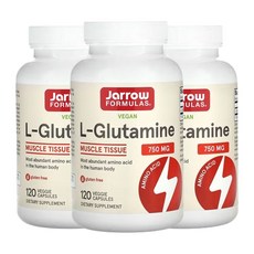 재로우포물러스 L-글루타민 750mg 120캡슐, 3개, 120정