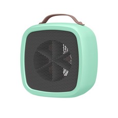 휴대용 미니 히터 실내 사무실 가정용 빠른 난방 조용한 500W PTC 세라믹 워머 3초 만에, light gr n
