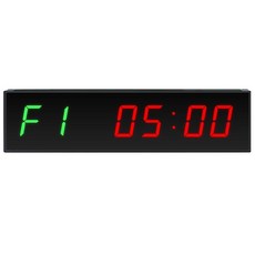 運動計時器 健身訓練顯示器, 健身計時款【綠色+紅色】, 1個