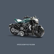 합금 오토바이 모형 레이싱 자동차 장난감 선물, 1개, 그린