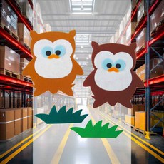 공간꾸미기 부엉이 1개입 게시판 선생님 유치원 환경판 미술놀이 장식소품