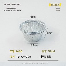 플라워 튀일몰드 12개입 제과용 모양틀 손쉬운 작은, 1개, 1406 실버 원형 1개