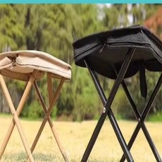 프롬태오 접이식 캠핑의자 피크닉의자, 블랙