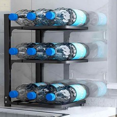 ONY 높이조절 후라이팬거치대 냄비정리대 블랙, 후라이팬정리대-블랙