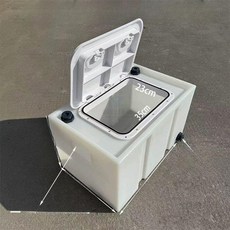 횟집 활어통 수산물 물고기 원형캡 물탱크 수조 운반 대용량 이송 활어차, -68L 두께의 밀폐형 데크 커버