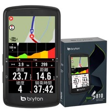 BRYTON Rider 自行車錶 碼錶 里程器 紀錄器-崇越單車休閒館, 1個, S810E 單主機,GARMIN轉接座, Black
