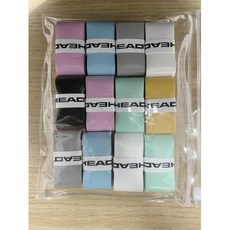 12PCS 헤드 오버 그립 스웨트 밴드 테니스 라켓 핸드 고무 미끄럼 방지 핸들 스트랩 땀 흡수 및 내마모성, 8)Random 12pcs