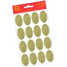 돈스텔 견출지 청첩장스티커 4매 행복