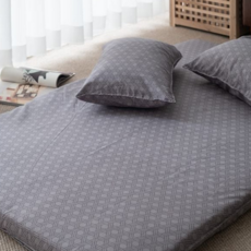 요 매트 커버 마이크로 싱글 휴대용 침실 요 매트 사계절 매트리스 침대 토퍼 간편 패드, 모던다이아