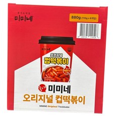 미미네 오리지널 컵떡볶이, 1개, 880g