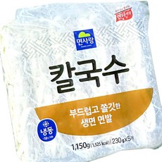 면사랑 칼국수 230g 5개 1.15KG 8팩 건면류, 8개
