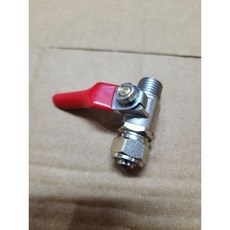 【小江淨水設備】金屬球閥考克，2分外牙接3分管，皆適用各式淨水器、RO機進水配件。, 1個