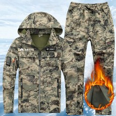 ANYOU 남자 겨울 기모 상하의 세트 방한복 따듯한 방수 보온 아웃도어 작업복